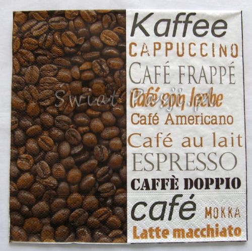 serwetka - kawa + napisy