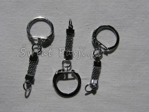 brelok zapinany (pasek) platynowy