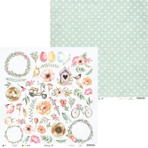 papier scrapbook Piątek trzynastego - awakening 07 (elementy do wycinania)