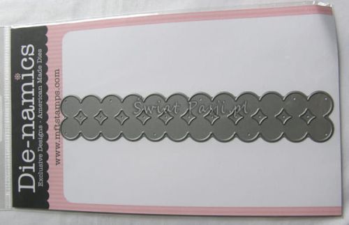 wykrojnik Die-namics - border podwójne kropki (Double Dot Border)