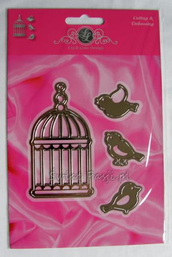 wykrojnik Joy - klatka + ptaszki [1201/0046]