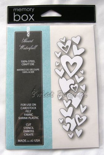 wykrojnik Memory Box - heart waterfall [99079]