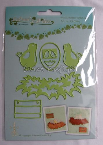 wykrojnik Leane Creatief - le crea' 3D dies ptaszki + gniazdo [0546]