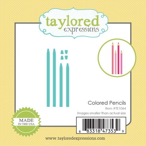 wykrojnik Taylored expressions - colored pencils