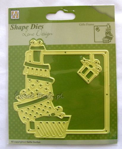 wykrojnik nellie's shape dies - ramka z prezentami [SDL006]