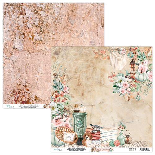 papier scrapbook Mintay Papers - cozy evening 01