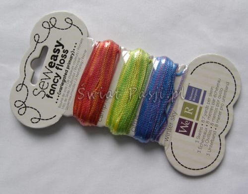 sew easy fancy floss - primary [ 71154-4]