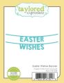 wykrojnik Taylored expressions - easter wishes banner [TE1034]