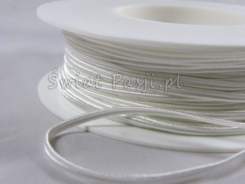 sznurek soutache PEGA - biały