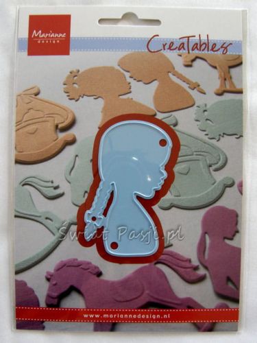 wykrojnik Marianne Design - popiersie dziewczynki [LR0350]