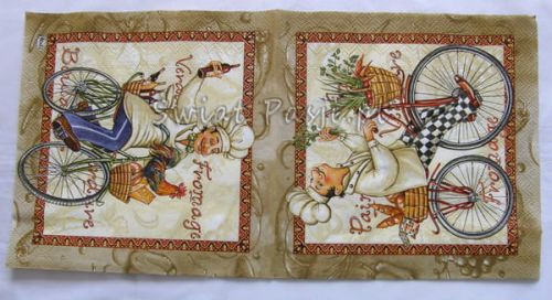 serwetka - kucharz (beżowa)