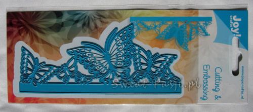 wykrojnik Joy -  border ażurowe motylki [6002/0389]