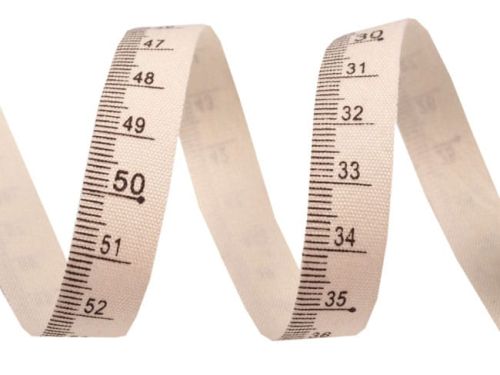 taśma bawełniana 12 mm - miarka