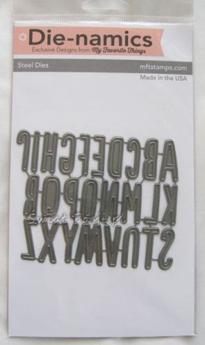 wykrojnik Die-namics - Emmitt alphabet
