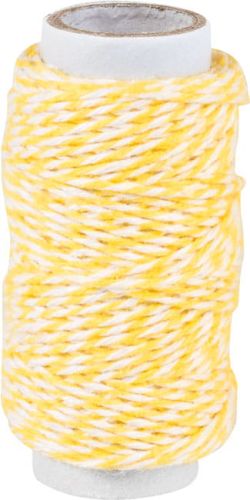 sznurek bawełniany bakers twine - żółty [62660010]