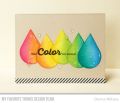 wykrojnik Die-namics - color drops STAX