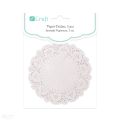 serwetki koronkowe ozdobne - białe