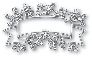 wykrojnik Memory Box - blossom ribbon banner [99983]