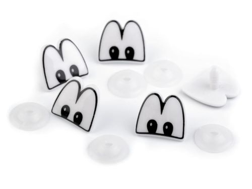 oczka (safety eyes) 22 x 24 mm