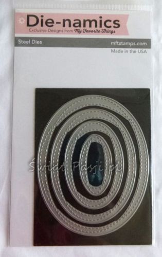 wykrojnik Die-namics - wonky stitched oval STAX