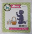 wykrojnik Impression Obsession - boy with easter basket [261-G]