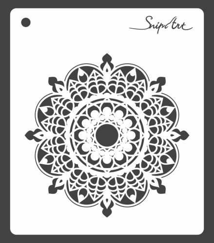 szablon / maska Snip Art - mandala