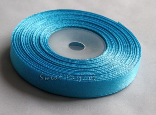 wstążka satynowa - turkusowy jasny (12mm)
