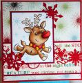 stempel gumowy Drawn with Character Collection - reindeer  magic