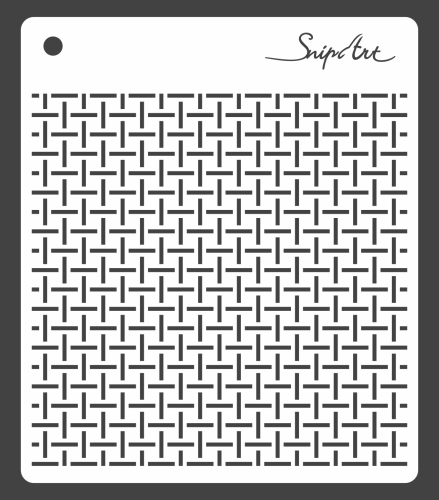 szablon / maska Snip Art - plecionka