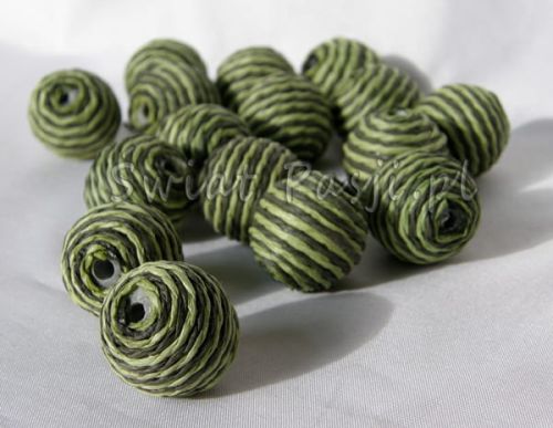 kulka sznurkowa – zielony+oliwka 22mm