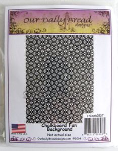 stempel gumowy Our Daily Bread - chalkboard fan background [G537]