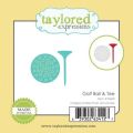wykrojnik Taylored expressions - golf ball & tee [TE600]