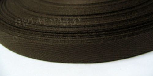 taśma bawełniana 10 mm - czekoladowa