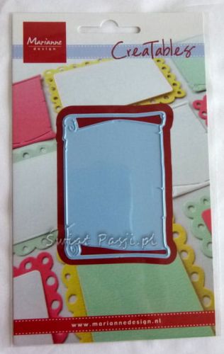 wykrojnik Marianne Design - zwój /  dyplom [LR0419]