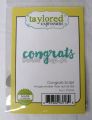 wykrojnik Taylored expressions - congrats scripts [TE846]