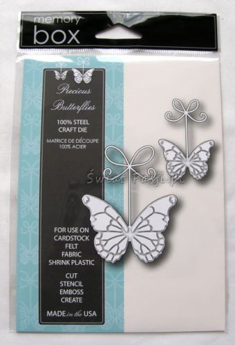 wykrojnik Memory Box - motylki z kokardką [98822] (Precious Butterflies)