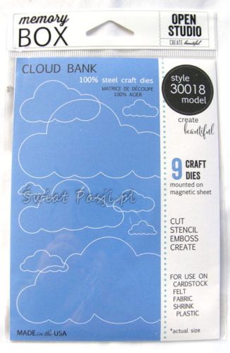 wykrojnik Memory Box (Open Studio) - cloud bank [30018]