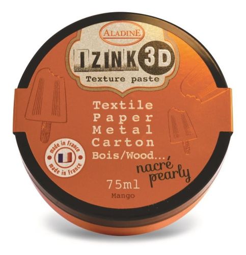 pasta teksturowa IzInk 3D 75 ml - mango (perłowo pomarańczowy)