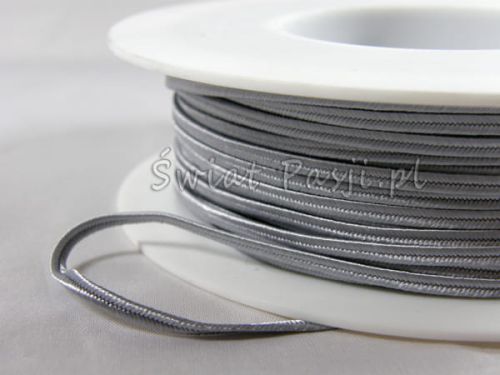 sznurek soutache PEGA - mysi szary