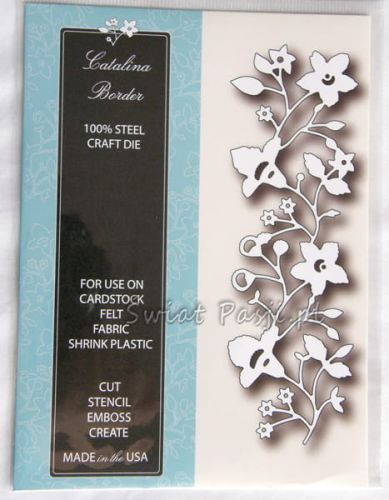 wykrojnik Memory Box - border kwiecisty [98123] (Catalina Border)