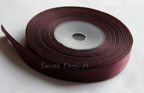 wstążka satynowa - wiśniowy ciemny (12mm)