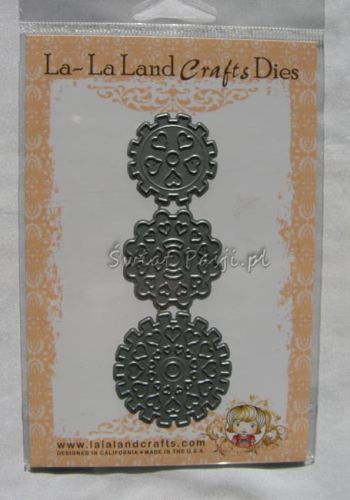 wykrojnik La-La Land  - steampunk heart cogs [8049]