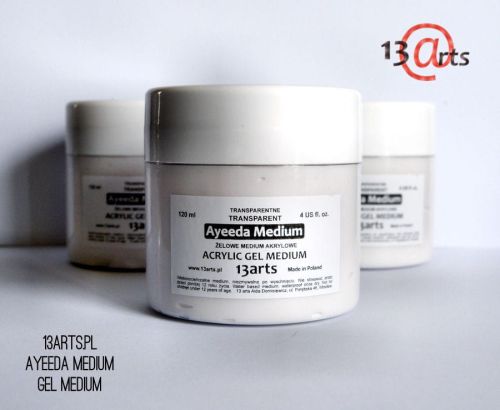 medium żelowe 13Arts 120 ml - gel medium transparent