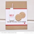 wykrojnik Die-namics - you're the milk to my cookie