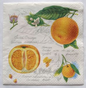 serwetka - pomarańcza
