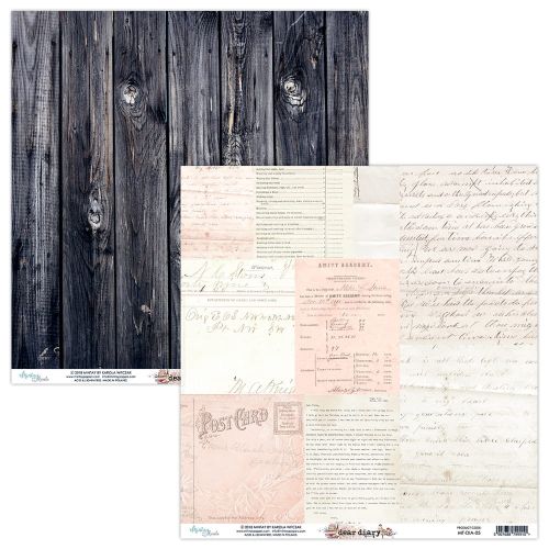 papier scrapbook Mintay Papers - dear diary 05