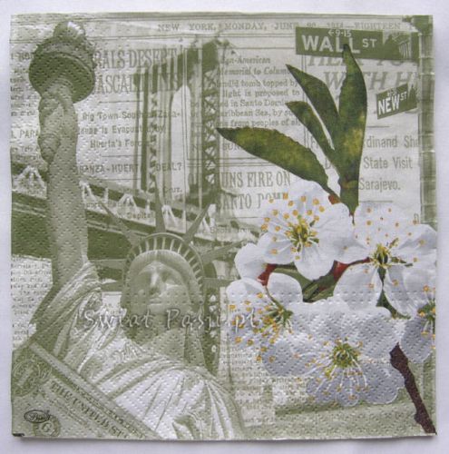 serwetka - vintage New York