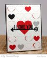 wykrojnik Die-namics - Straight to my heart