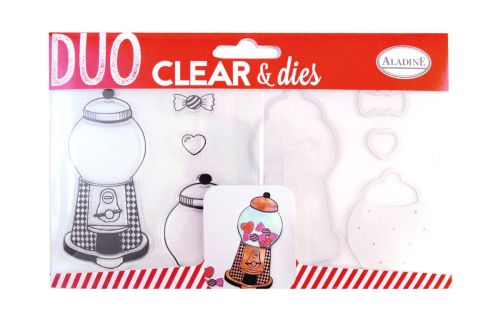 stemple silikonowe z wykrojnikami Aladine - automat z cukierkami