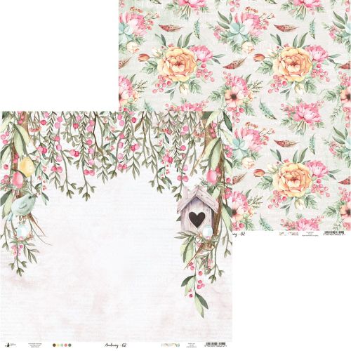 papier scrapbook Piątek trzynastego - awakening 02